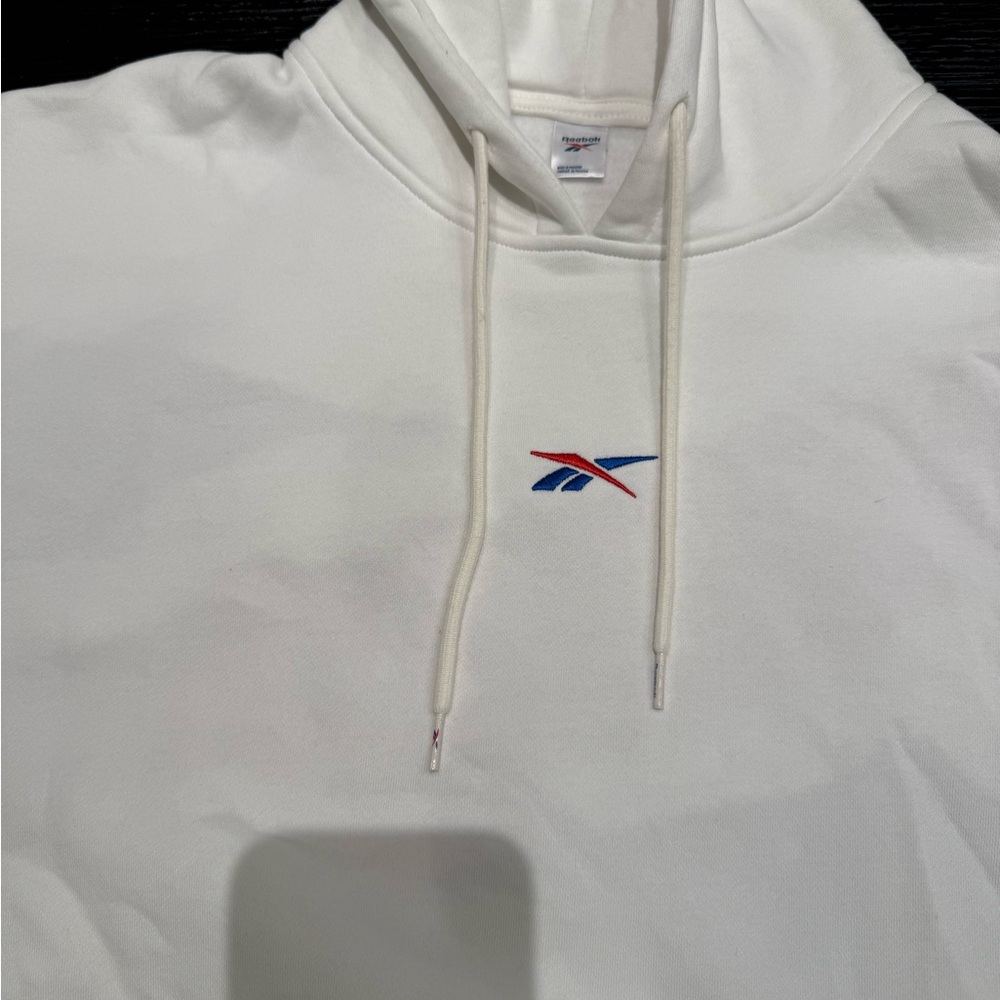 Reebok Men's White Hoodie